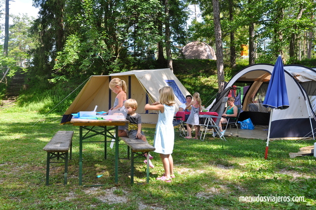 Camping con niños
