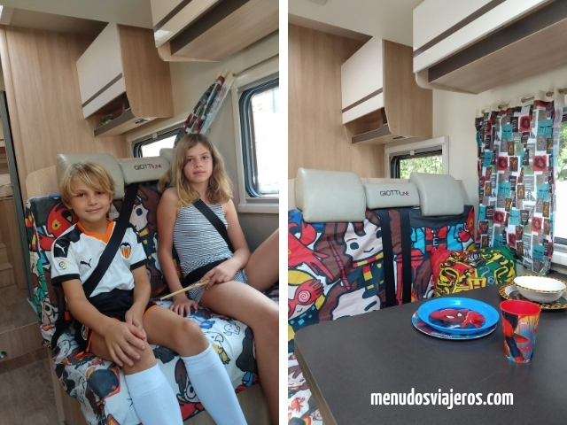 Viajar en autocaravana con niños