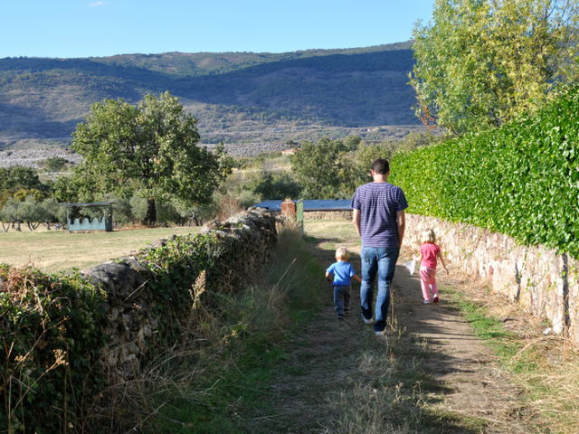 Norte de Extremadura con niños