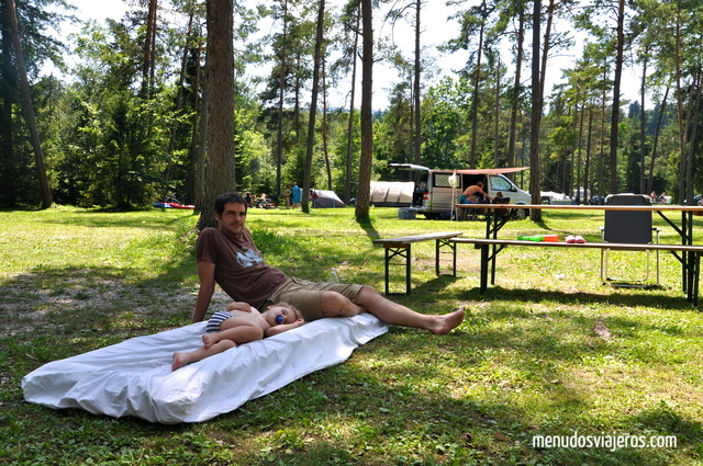 Siesta al aire libre