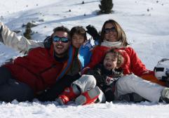Esquiar con niños en Formigal