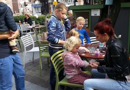 Café con niños en Utrecht